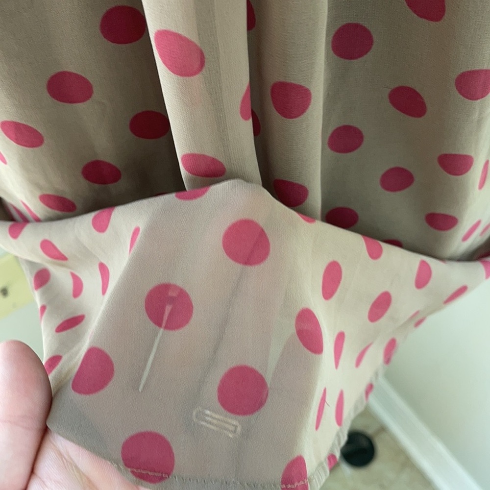 Free people polka dot button down top - Picture 8 of 9